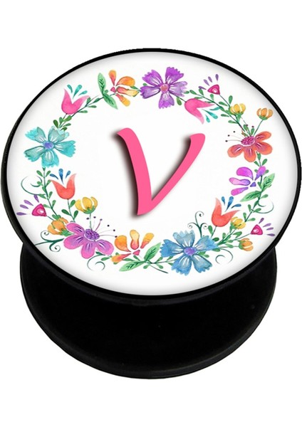 Popsocket Dijital Baskılı Telefon Tutacağı Telefon Parmak Tutucu Popsoket PS1044