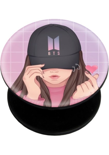 Popsocket Dijital Baskılı Telefon Tutacağı Telefon Parmak Tutucu Popsoket PS1825