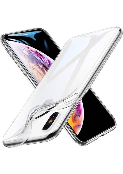 Apple iPhone Xs Max Kılıf Uyumlu Darbeye Dayanıklı 2.0 mm Ince Şeffaf Silikon Kapak fiyatları