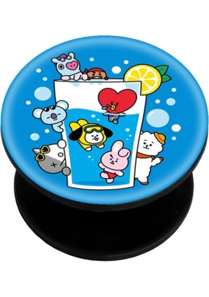 Popsocket Dijital Baskılı Telefon Tutacağı Telefon Parmak Tutucu Popsoket PS1278