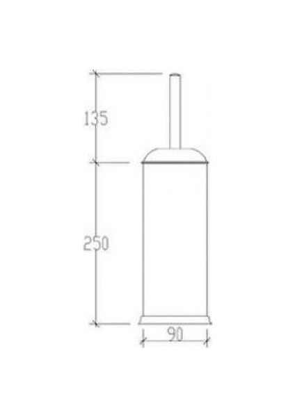 Role Klozet Fırçası 430 Kalite Mat Siyah Plastik Taban 81330-2M fiyatları