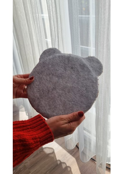 Ayıcık Figürlü El Yapımı Panç Ayna – Dekoratif Kulaklıli Ayna - Rotaly modelleri