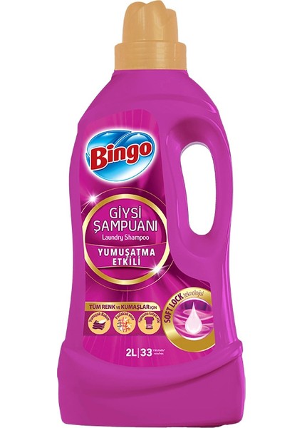 Giysi Şampuanı Yumuşatmaetkili 2 Lt