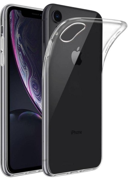 Apple iPhone Xr Kılıf Uyumlu Darbeye Dayanıklı 2.0 mm Ince Şeffaf Silikon Kapak