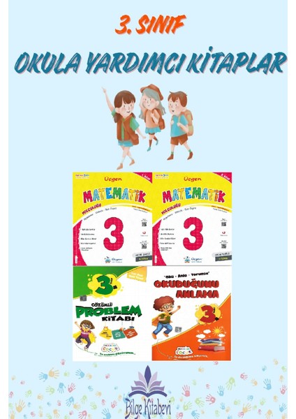 3.sınıf Beceri Temelli Matematik Yolculuğu +Çözümlü Problem Kitabı+ Okuduğunu Anlama