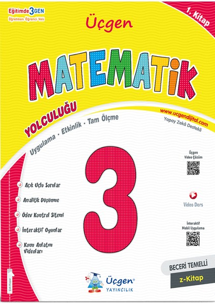 3.sınıf Beceri Temelli Matematik Yolculuğu +Çözümlü Problem Kitabı+ Okuduğunu Anlama fiyatları