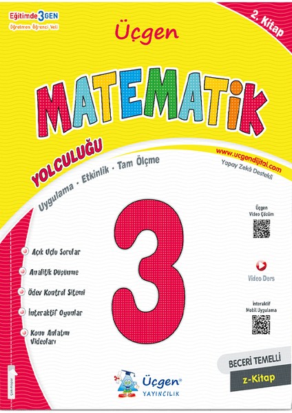 3.sınıf Beceri Temelli Matematik Yolculuğu +Çözümlü Problem Kitabı+ Okuduğunu Anlama modelleri