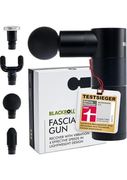 Fascıa Gun Mini Masaj Tabancası - "4 Başlıklı ve 4 Seviyeli Yüksek Kaliteli Fasyal Masaj"