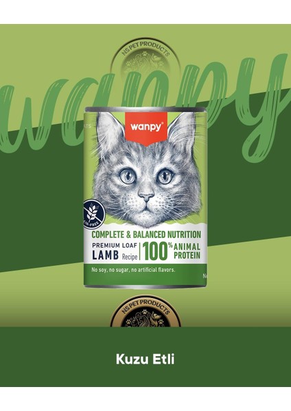 Kuzu Etli Ezme Kedi Konservesi 375 gr