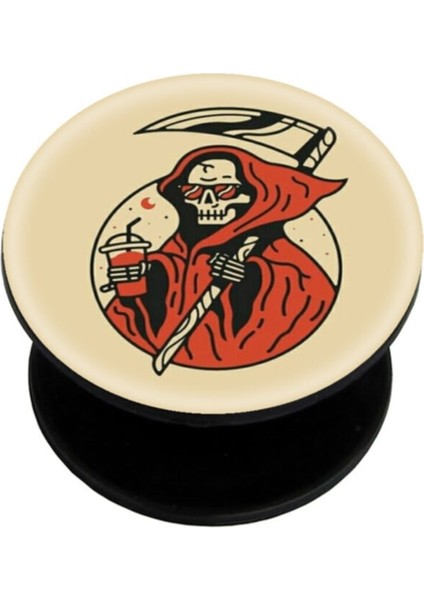 Popsocket Dijital Baskılı Telefon Tutacağı Telefon Parmak Tutucu Popsoket PS1362