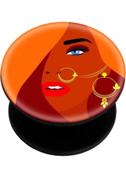 Popsocket Dijital Baskılı Telefon Tutacağı Telefon Parmak Tutucu Popsoket PS2185