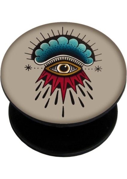 Popsocket Dijital Baskılı Telefon Tutacağı Telefon Parmak Tutucu Popsoket PS1428