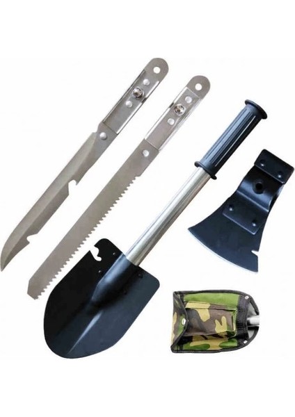 Için Kürek Balta Testere Takımı 4 Lü Set