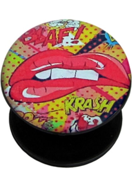 Popsocket Dijital Baskılı Telefon Tutacağı Telefon Parmak Tutucu Popsoket PS1550