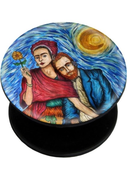 Popsocket Dijital Baskılı Telefon Tutacağı Telefon Parmak Tutucu Popsoket PS2191