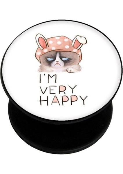 Popsocket Dijital Baskılı Telefon Tutacağı Telefon Parmak Tutucu Popsoket PS1132