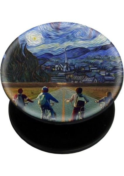 Popsocket Dijital Baskılı Telefon Tutacağı Telefon Parmak Tutucu Popsoket PS1304