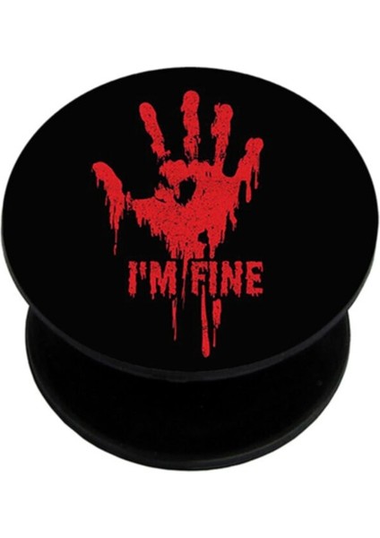 Popsocket Dijital Baskılı Telefon Tutacağı Telefon Parmak Tutucu Popsoket PS1580