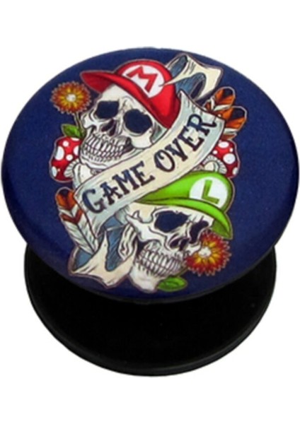 Popsocket Dijital Baskılı Telefon Tutacağı Telefon Parmak Tutucu Popsoket PS2058