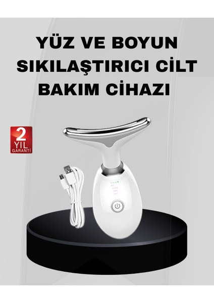 Şarjlı Yüz Sıkılaştırıcı Cihaz Ems Mikro Akım Anti-Aging Aleti