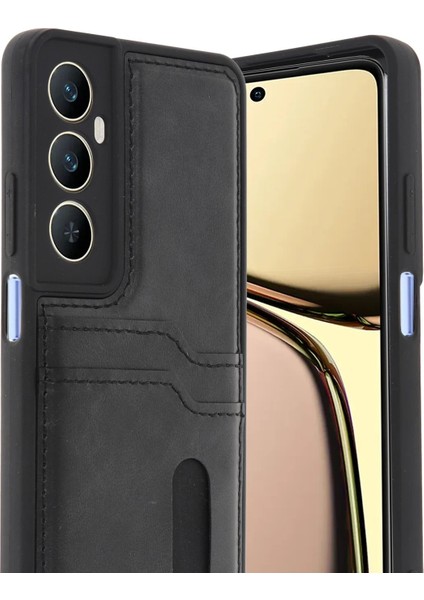 C65 Sara Kartvizitli Deri Kılıf - SIYAH-(5796)