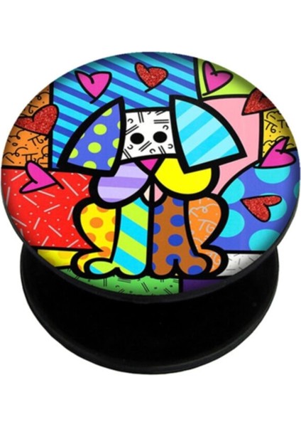 Popsocket Dijital Baskılı Telefon Tutacağı Telefon Parmak Tutucu Popsoket PS1314