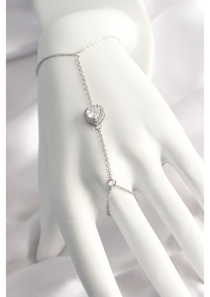 316L Çelik Gümüş Renk Kalp Şahmeran - TJ-SN550