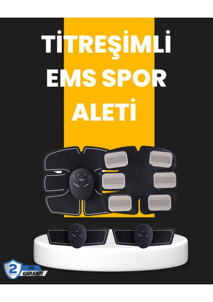 Titreşimli Ems Spor ve Fitness Cihazı Karın Kası Kol Bacak 2025