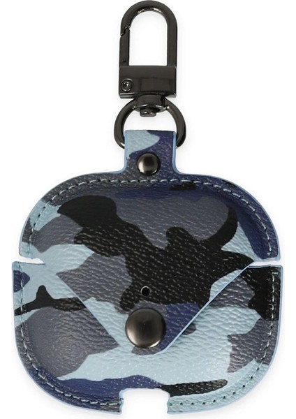 3 (3.nesil) Çanta Kamuflaj Deri Kılıf - MAVI-(5796)