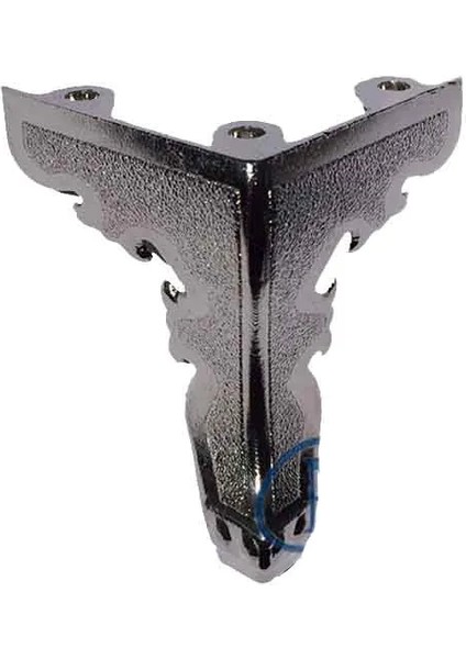 Ahşap, Sunta Sandık Ayağı, Kutu Ayak 5,5 cm - Nikel