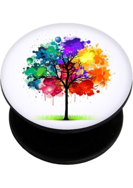 Popsocket Dijital Baskılı Telefon Tutacağı Telefon Parmak Tutucu Popsoket PS1934