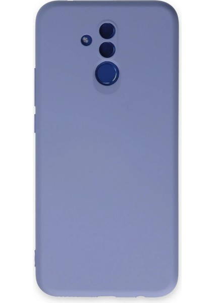 Mate 20 Kılıf Nano Içi Kadife Silikon - LILA-(5796)