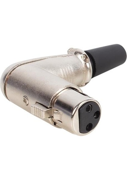 Fiş Dişi 90 Derece L Tip Xlr Jack Fiş