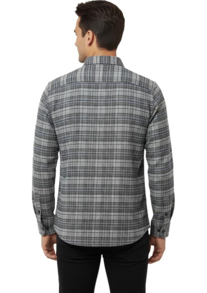Erkek Kışlık Çift Cep Kapaklı Gömlek BGL-ST04931 modelleri