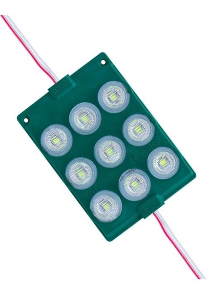 12 Volt 0.6 Watt Yeşil Flaşlı Yanıp Sönen Modül LED