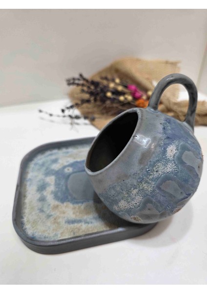 El Yapımı Sahil Temalı Fincan Takımı modelleri