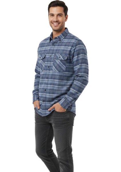 Erkek Kışlık Çift Cep Kapaklı Gömlek BGL-ST04931 fiyatları