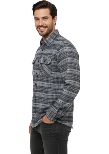 Erkek Kışlık Çift Cep Kapaklı Gömlek BGL-ST04931 fiyatları
