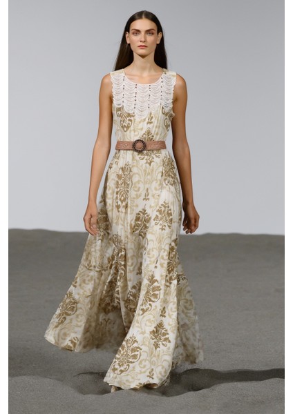 Kolsuz Kemerli Vizon Kadın Elbise M38628-2Y5 fiyatları