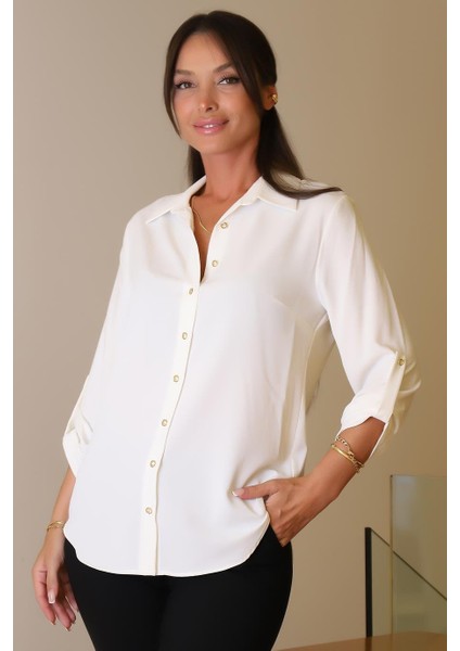 50866-2K6 Ayhan Gömlekekru