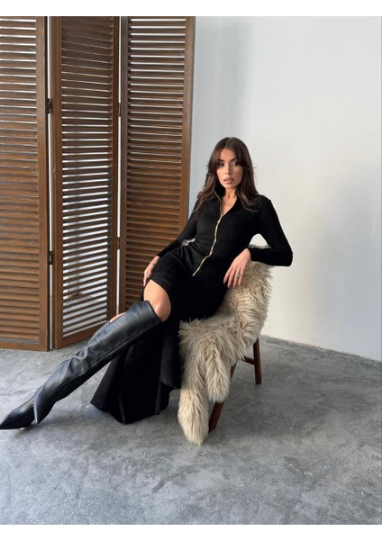 Hannah Maxi Süet Elbise DRC-0103 fiyatları