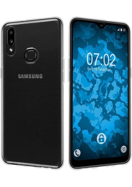 Samsung Galaxy A10S Kılıf Uyumlu Darbeye Dayanıklı 2.0 mm Ince Şeffaf Silikon Kapak