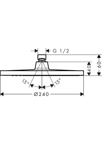 Cormetta S Tepe Duşu 240 1 Jet 26723000 fiyatları