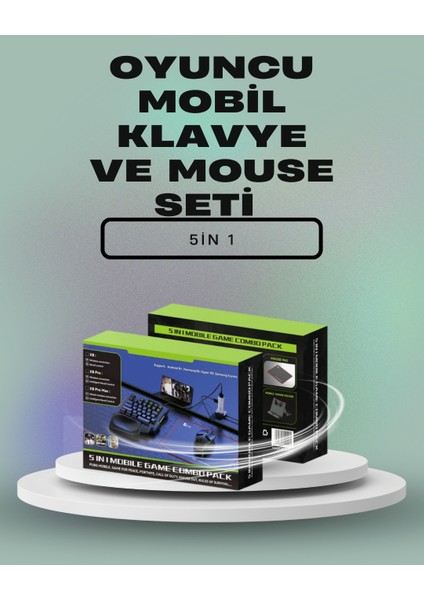 Oyunlar Için Klavye Mouse ve Dönüştürücü Seti