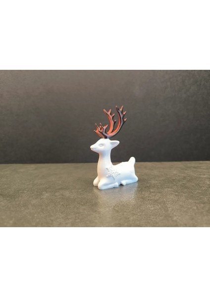 3’lü Kar Tanesi Desenli Geyik Seti | Yılbaşı ve Noel Dekoru | Masa, Raf ve Vitrin Süsü fiyatları