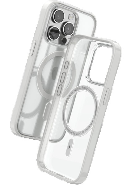 CPT50 Apple iPhone 15 Pro Max Joly Magsafe Kapak - Beyaz fiyatları