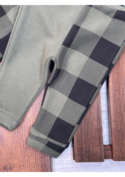 Pamuklu Ekose Desenli Uzun Kollu 2li Erkek Bebek Takım indirimleri