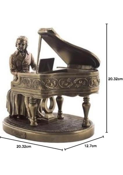Veronese Design Klasik Besteci Wolfgang Amadeus Mozart Piyanolu fiyatları