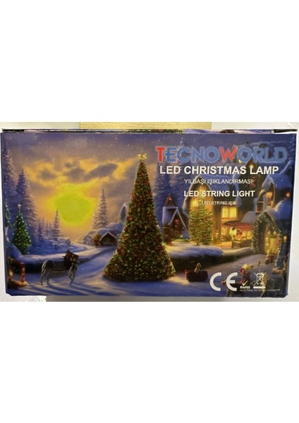 100 Ledli Fişli Led, Dekor Lambası 10M Günışığı Yılbaşı Ağacı Işığı Süsleme Youtuber Genç Odası fırsatları