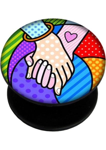 Popsocket Dijital Baskılı Telefon Tutacağı Telefon Parmak Tutucu Popsoket PS1955